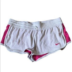 White Pink Nike Shorts